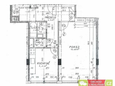 Praha Holešovice, byt 1+1 40 m2 (+ sklep 2 m2)